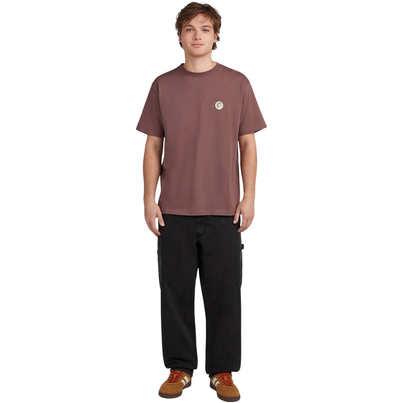 2026 O'Neill Mens O'riginals Badge T-Shirt 2850390 - Purple Gray